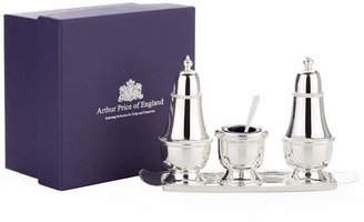 Arthur Price Of England 3 Piece Condiment Set with Tray