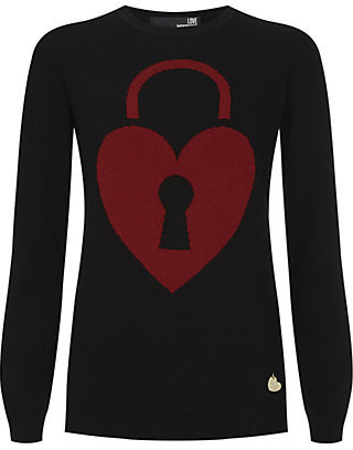 Love Moschino Heart Padlock Sweater