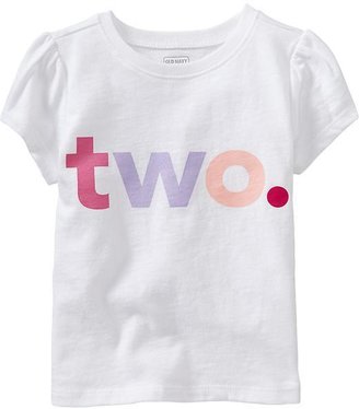 Old Navy I Am "Two" Graphic Tees for Baby