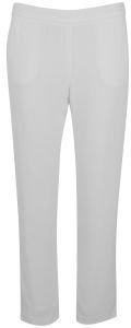 Alexander Wang T by Women's Viscose Crepe Cropped Slight Flare Pants White