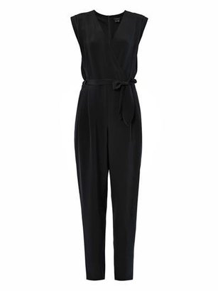 Theory Pavona wrap-front jumpsuit