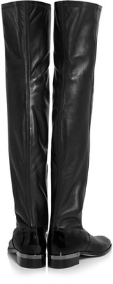Reed Krakoff Oxford leather over-the-knee boots