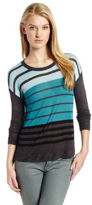 Kensie Women's Drapey Striped Sweater