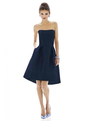 Alfred Sung D580 Bridesmaid Dress in Midnight