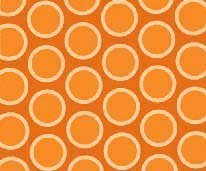 Graco SheetWorld Fitted Pack N Play Square Playard) Sheet - Primary Bubbles Orange Woven - Made In USA - 36 inches x 36 inches ( 91.4 cm x 91.4 cm)