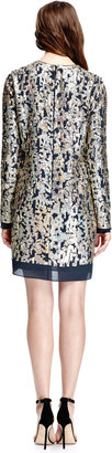 Derek Lam 10 Crosby Silk Sequin-Embellished Shift Dress