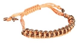 Rachel Roy Chain Wrapped Slider Friendship Bracelet