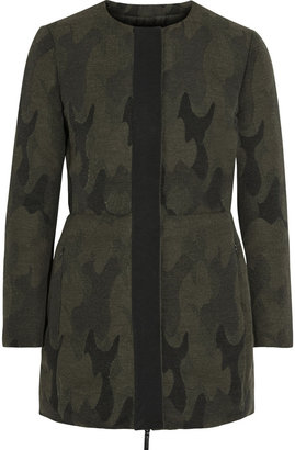 Giambattista Valli Camouflage-print cotton-blend down coat