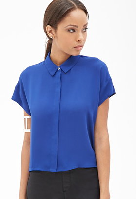 Forever 21 Collared Dolman Top
