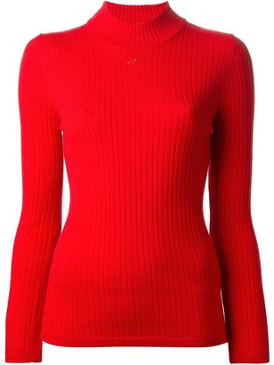 Courreges ribbed t-shirt