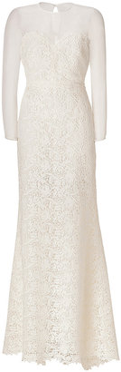 Valentino Ivory Lace Silk/Cotton Gown