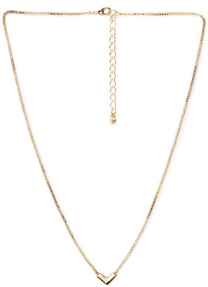 Forever 21 Classic V Pendant Necklace