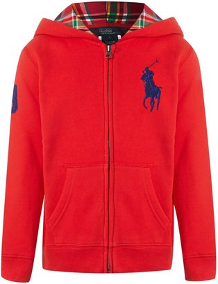 Polo Ralph Lauren Boy`s bright zip through hoody