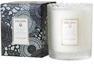 Voluspa 'Japonica - French Cade Lavender' Scalloped Edge Glass Candle