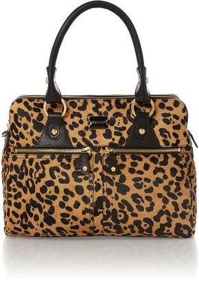 Modalu Pippa medium leopard tote bag