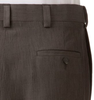 Haggar classic-fit plaid smart fiber no-iron flat-front dress pants