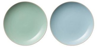 Bloomingville Set of two light blue 'Olivia' plates