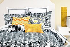 Trina Turk Zebra Stripe King Comforter Set