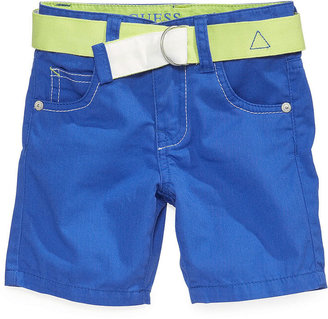GUESS Boys' Belted Jean Shorts