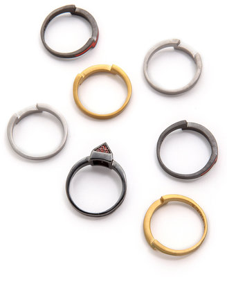 Eddie Borgo Stacked Color Rings