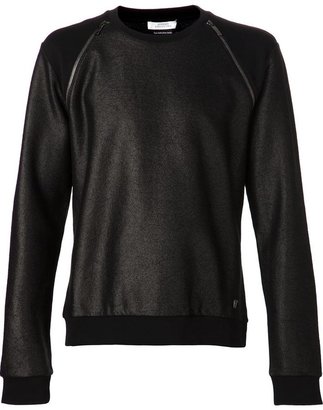 Versace metallic raglan sweatshirt