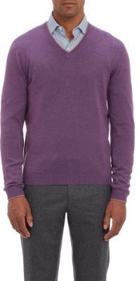 Malo Layered V-neck Sweater