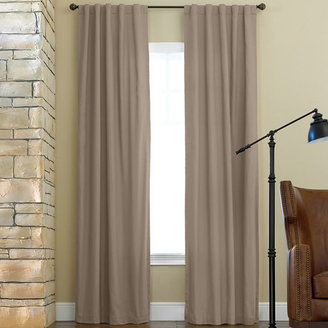 JCPenney Home Jenner Cotton Rod-Pocket/Back-Tab Thermal Curtain Panel