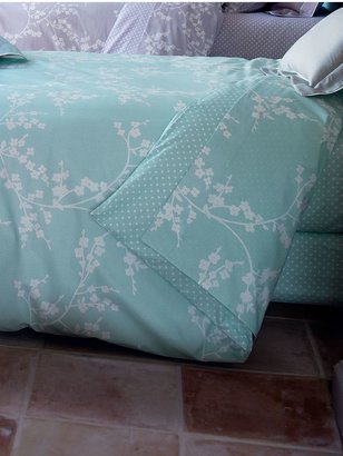 Yves Delorme Balade celadon standard pillowcase