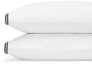 Hudson Park Collection Italian Percale Stitch Standard Pillowcase, Pair - 100% Exclusive