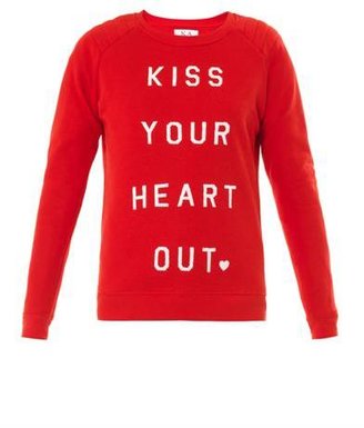 Zoe Karssen Kiss Your Heart Out-print sweatshirt