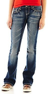 JCPenney Soundgirl Embellished-Pocket Bootcut Jeans