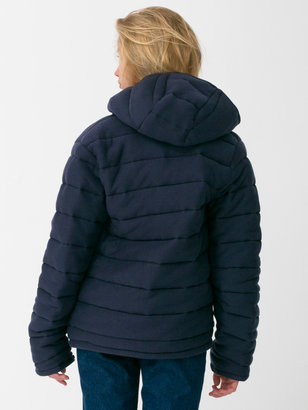 American Apparel Unisex Reversible Hooded Fleece Poly-Fill Jacket