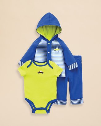 Offspring Infant Boys' Car Bodysuit, Hoodie & Pants Set - Sizes 3-12 Months