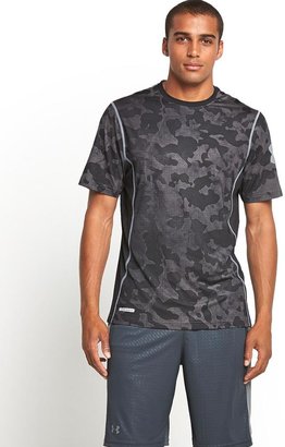 Under Armour Mens Heat Gear Sonic Fitted Printed T-shirt
