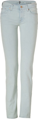 7 For All Mankind Slim Roxanne Jeans in Blue