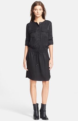 Vince Rolled Sleeve Cargo Dress