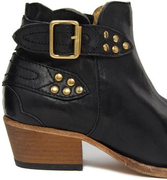 Hudson H By Bora Buckle Ankle Boots