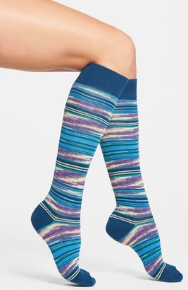 Hot Sox 'Random Feed' Stripe Knee High Socks