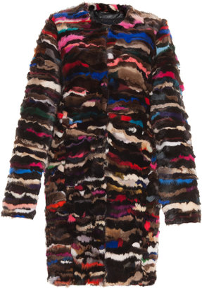 Diane von Furstenberg Multicoloured Fur Jacket