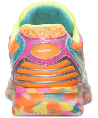 Skechers Girls' Confetti Color Running Sneakers from Finish Line