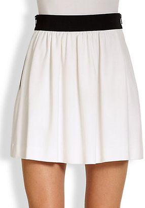 Milly Gathered Ponte Skirt