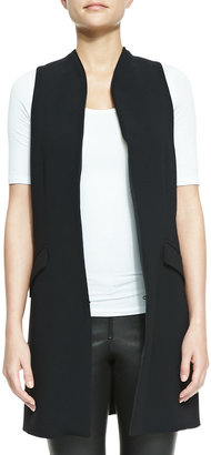 Alice + Olivia Long Shawl-Collar Vest