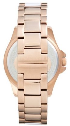 Ted Baker 'Classic Charm' Acetate Center Link Bracelet Watch, 35mm