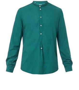 Massimo Alba Kos cotton-blend bib shirt