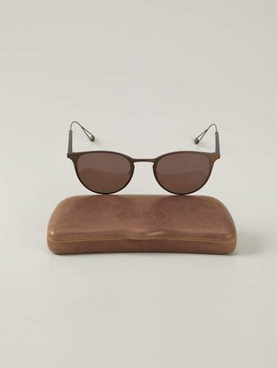 Garrett Leight oval frame sunglasses