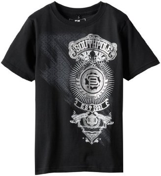 Southpole Kids Boys 8-20 Screen and Foil Print Asymmetrical Graphic Tee
