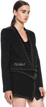 Isabel Marant Jewel Wool Embroidered Jacket in Black