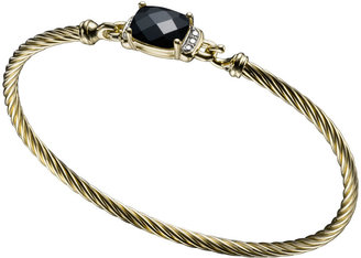 David Yurman Petite Wheaton Bracelet, Black Onyx
