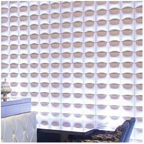 Inhabit Wall Flats Blueprint Geometric Embossed Wallpaper Tiles (Set of 12)