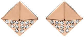 Swarovski Lola and grace Rose Gold Plated Stud Earrings With Elements